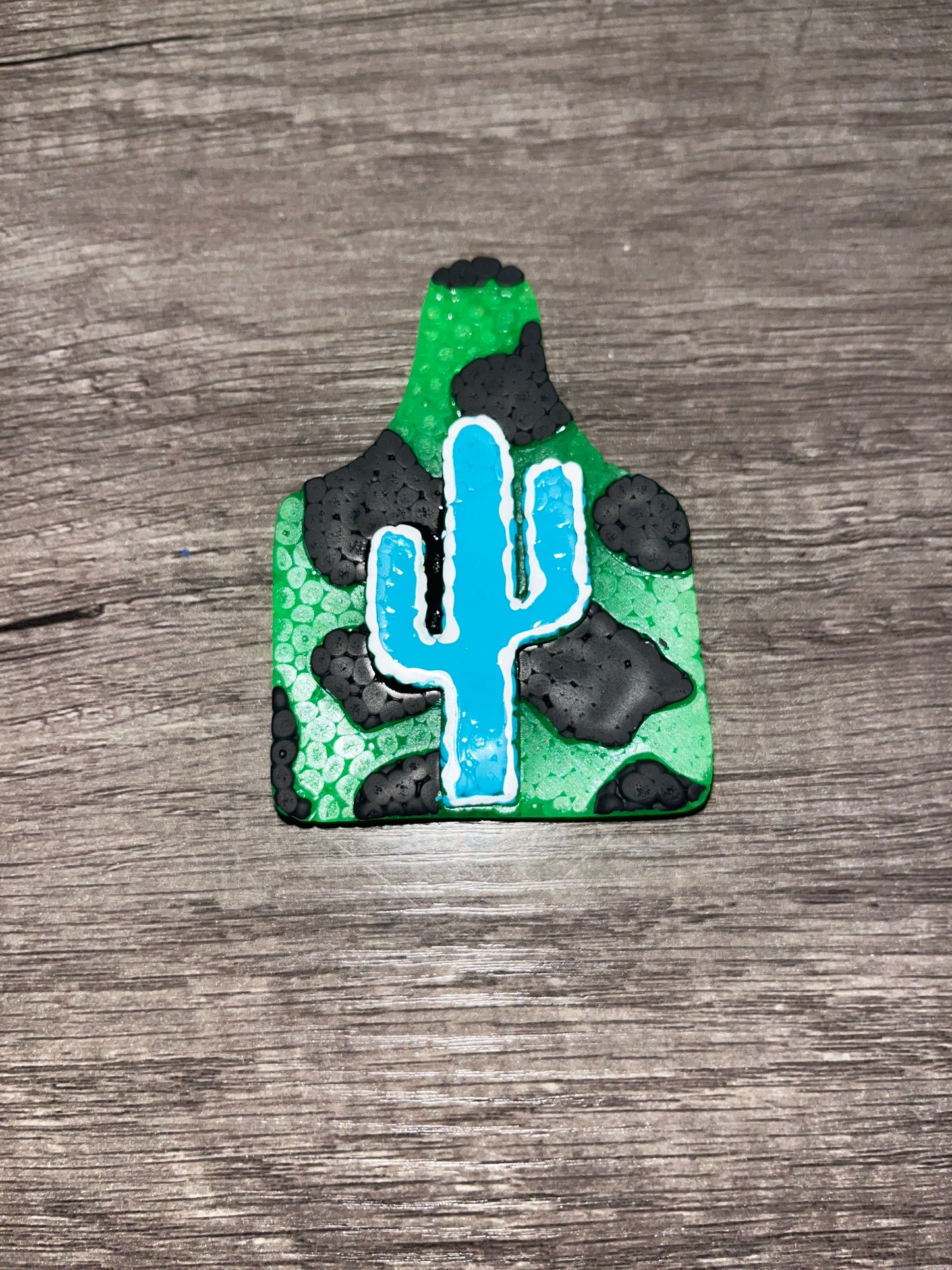 Cow Tag Cactus Freshie