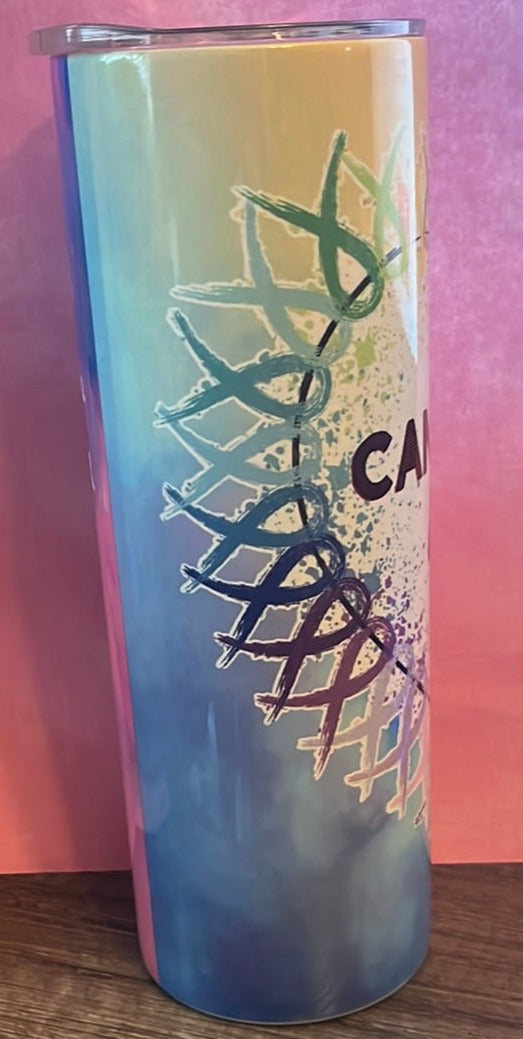 Cancer Sucks 20 oz Tumbler