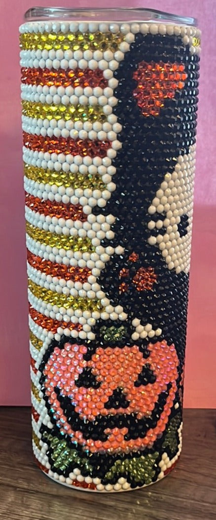 Kitty Rhinestone Tumbler